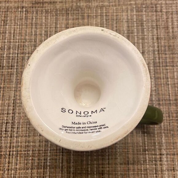 Sonoma Lifestyle Snowman Footed Pedestal Coffee Mugs Christmas Holiday Set of 2 - Picture 9 of 12